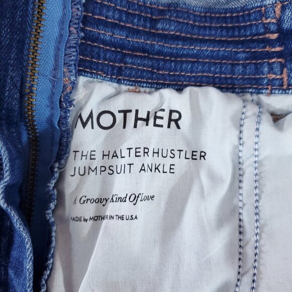 Mother Womens Size 30 The Halter Hustler Jumpsuit Ankle A Groovy Kind Of Love - Picture 10 of 16